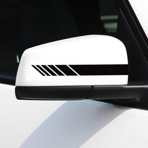 1 pair Universal Rear-view Mirror Stickers side decal for Hyundai ix35 iX45 iX25 i20 i30 Sonata,Verna,Solaris,Elantra,Accent