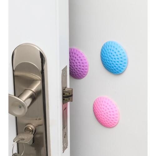 1PCS Door Knob Crash Pad Wall Mute Door Stick Rubber Fender Handle Collision Protection Door Lock Protective Pad