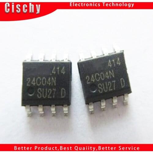 10pcs AT24C04N 24C04 24C04N SOP-8 EEPROM 4KB I2C SER EEPROM new original