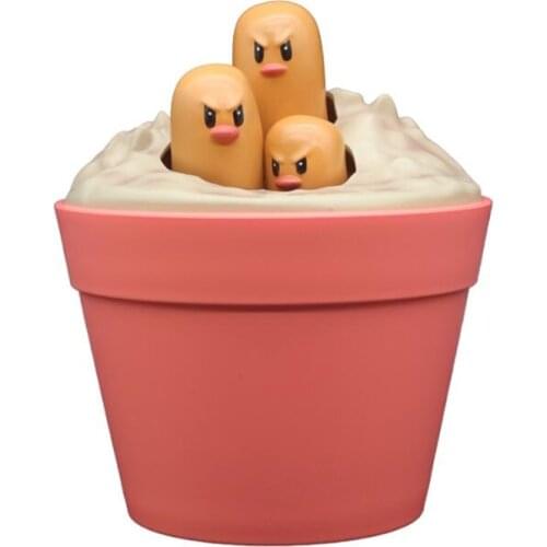 15CM Muscle Dugtrio Statue PVC Action Figure Toy Anime Pokemon Go Game Pikachu Dugtrio Figurine For Kids Toys