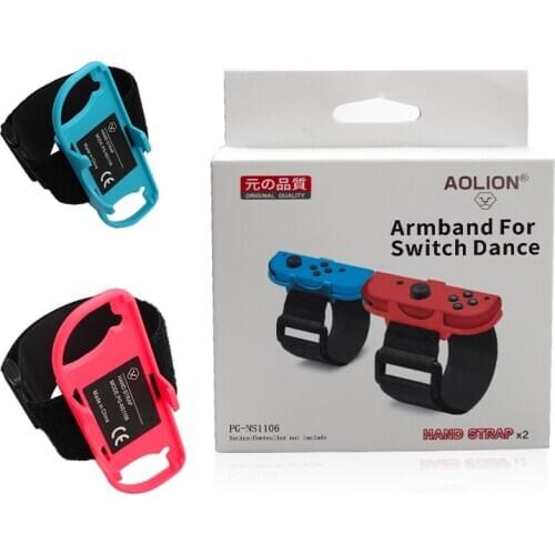 2Pcs Elastic Wristband for nintendo switch Just dance 2020 Game accessories Joy-Con Controller Hand Straps