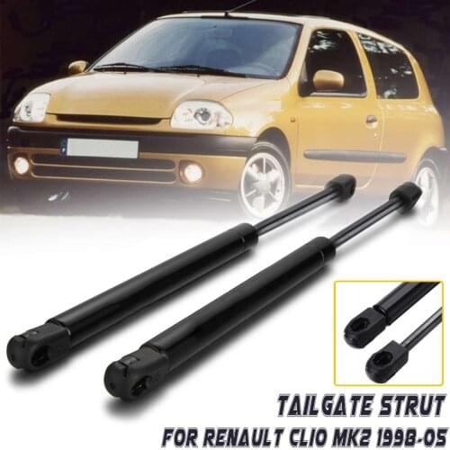 2pcs Car Tailgate Trunk Boot Gas Spring Strut Support Lift For Renault Clio MK2 1998-2005 Hatchback