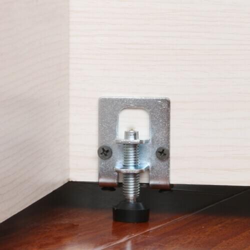 2pcs Adjustable Height Cabinet Feet Wooden Board Connection Support Legs Metal Table Foot Hardware Furniture Leg Accessories