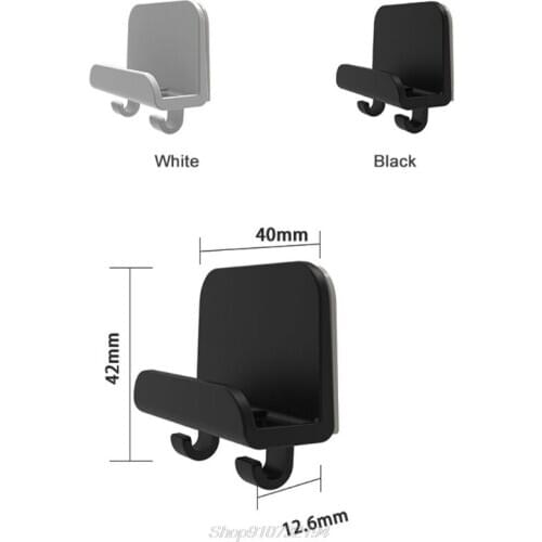 3x Universal Cellphone Tablet Holder Wall Mount stand for iPad iPhone support Storage cables and home Hook N12 20 Dropshipping