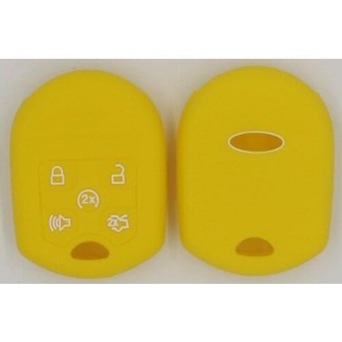 4PC Silicone Car Key Case For Ford Ranger C-Max S-Max Focus Galaxy Mondeo Transit Tourneo Escape Custom Remote Cover