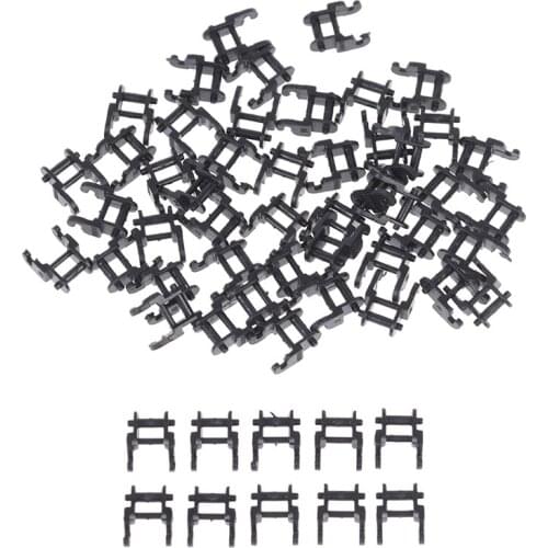 50Pcs Bricks Technic Parts Bulk Chain Link Gear Tank Track Tread Compatible 3711