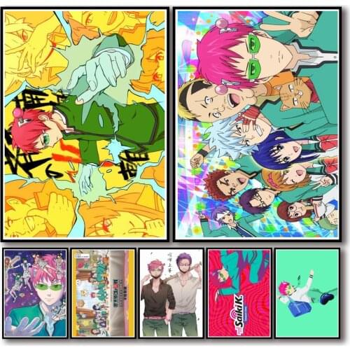 5D DIY Diamond Painting Anime The Disastrous Life of Saiki K Diamond Embroidery Cross Stitch Home Decor Room Decoration Gift
