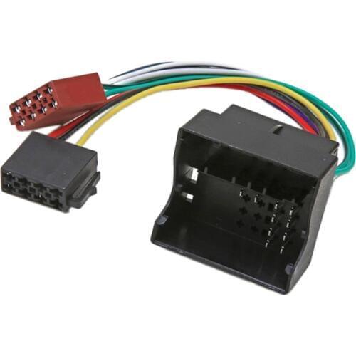 Car Radio Harness Auto Radio ISO Adapter Plug Socket Car Stereo Wiring Harness Connector For VW Passat Bora Jetta Audi Golf Ford