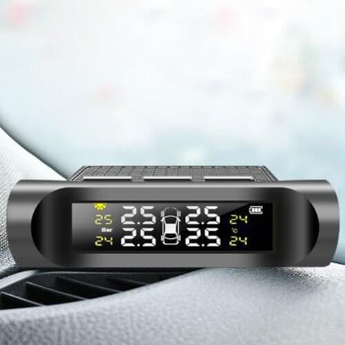 Wireless Tyre Pressure Monitor Gauge Digtal Display Alarm System for Car Truck Universal Vehicle Security Monitor