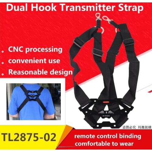 CZ Single Dual Hook Transmitter Strap Dual Shoulder for RC Drone Spektrum JR FUTABA Remote Controlller Transimitter TL2875-02
