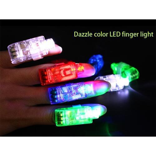 Night Club Decoration LED Finger Lamp Laser-Emitting Glowing Light Party Festival Celebration Lamp
