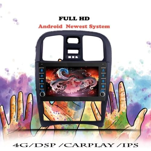 DSP 2 din Android 10.0 For Hyundai Sonata 2001 2002 2003 2004 2005-2012 Car Radio Multimedia Player DVD Navigation GPS Cassette