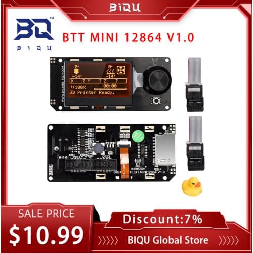BIGTREETECH BTT Mini 12864 V1.0 Screen RGB Light 12864 LCD Display 3d Printer Parts for MEGA2560 Chip Control Board