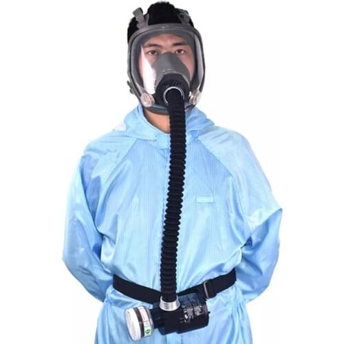 Electric Constant Flow Supplied Air Face Gas Mask Spray Painting Tool industrial chemical use Respirator System