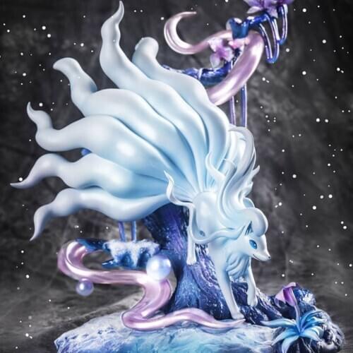 GK. Pokémon surrounding Ice Nine Tails Limited Edition Resin Statue/Figure SIZE:20*21*24CMH