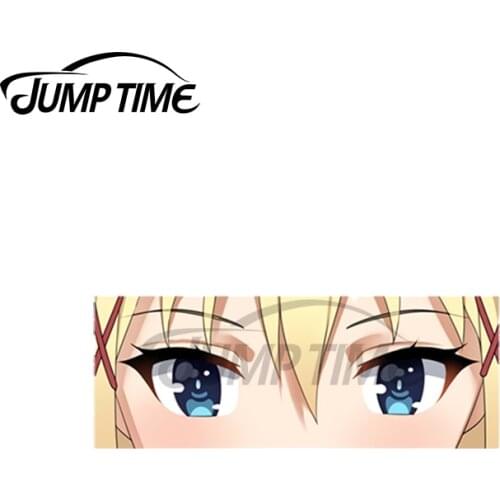 JumpTime 13 x 2.8cm For Darkness Eyes Konosuba Car Stickers Windshield Refrigerator Decal Bumper Personality Anime Decoration
