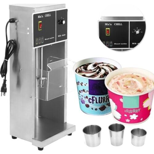 Commercial Electric Auto Ice Cream Machine Blizzard Maker Shaker Blender Mixer