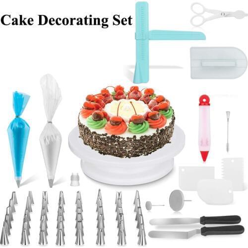 SHENHONG Confectionery Dessert Baking Tools Cake Decorating Sets Cream Bag Pastry Nozzles Converter Scraper Icing Piping Tips