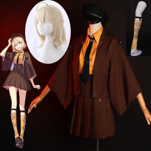 Fate Saber Okita Souji Cosplay Costumes Dress Women Okita Souji Moon Series Suit Halloween Game Fate Halloween Cosplay Costumes
