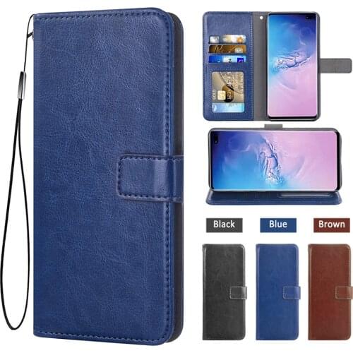 Flip Cover Leather Wallet Phone Case For Samsung Galaxy Note Noto 10 Note10 Pro Plus Note10+ Ten Not 10Plus Card Hotder Cases