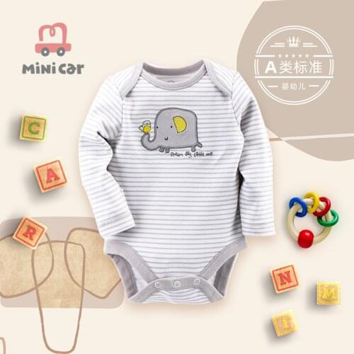 Mini Car Summer Bodysuits For Babies