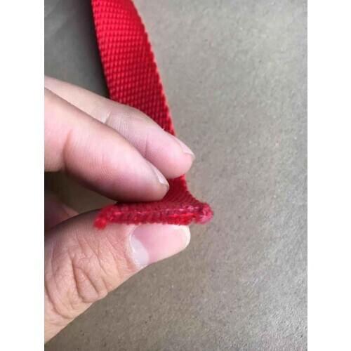 10 meter a lot 20mm width 2mm thick nylon ribbon heavy duty thick nylon webbing strap with high strength for dogs and cats