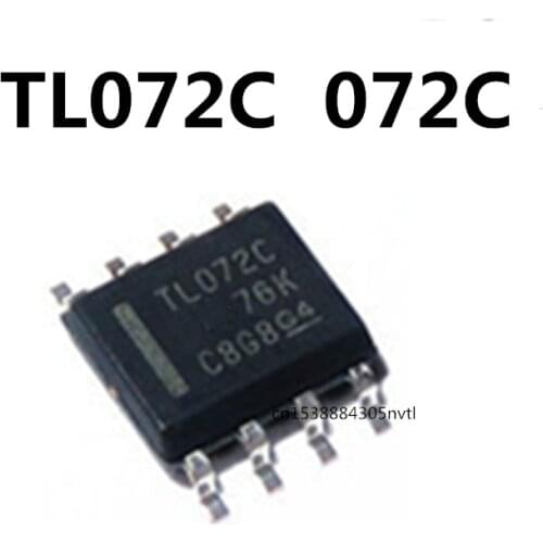 Original 10pcs/ TL072CDT 072C SOP8