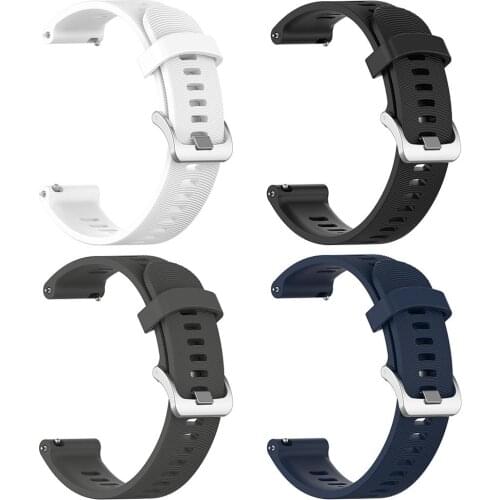 Silicone Sport Wrist Strap Watch Bracelet Belt for Garmin Forerunner 245M/245 Strong and Durable 100% Brand New High Quality