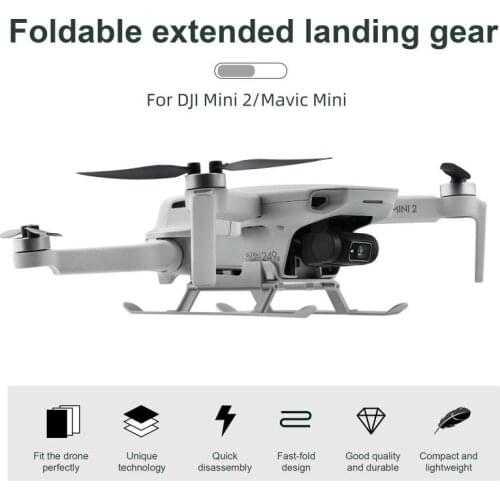 Foldable Tripod For DJI Mavic Mini 2s Quick Release Landing Gear Drone Accessories Leg Increase Height Extender Stand Protector