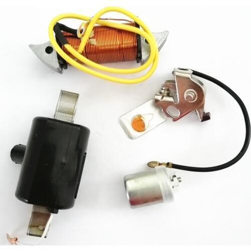 Light Coil + Ignition coil + capacitor + Terminator Contact for Zundapp Kreidler Hercules for KTM Alternator PUCH STATOR 35W 12V
