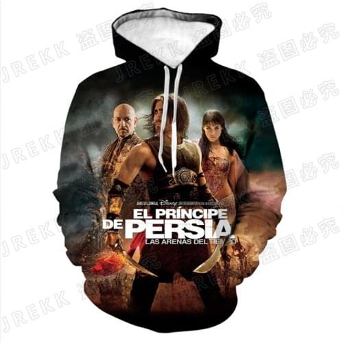 Prince of Persia The Sands of Time Hoodies Cool Men Women Children Sweatshirts 3D Print Pullover Fashion Casual Jacket