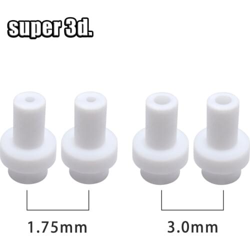 2/4Pcs Ultimaker 2 UM2 Hot End Isolator Coupler PTFE Inner Sleeve For 1.75mm 3mm Filament