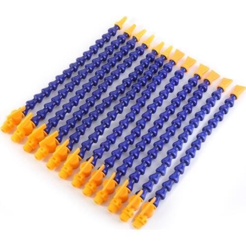 36pcs/set CNC Lathe Machine Pipe Hose Round Flat Nose Flexible Water Oil Coolant Pipe Fittings