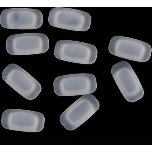 5Pairs New Square Silicone Airbag Soft Nose Pads On Glasses Slot Type Embedding Cassette Anti-Slip Toos Eyeglasses Wholesale