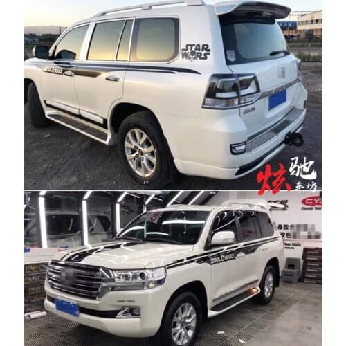 Car stickers FOR Toyota Land Cruiser LC200 2008-2021 Customized sports decals for body appearance