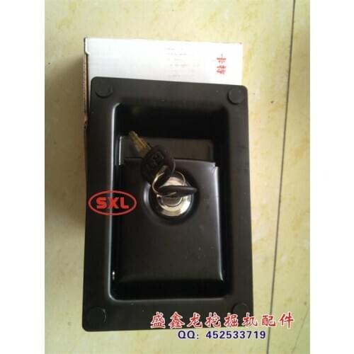 Carter side door lock, Carter CAT323D/324D/329D excavator side cover, lock side door lock, hydraulic pump door lock