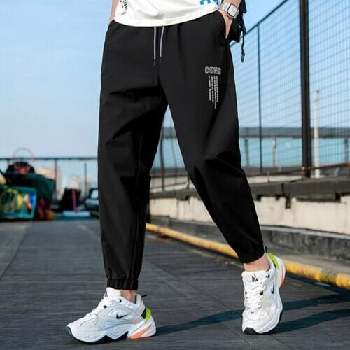2021 Men Pocket Harem Hip Pop Pants Trousers Streetwear Sweatpants Hombre Male Casual Fashion Cargo Pants Men Jogger Pants