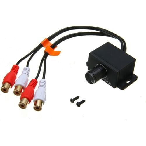 Black RCA Level Car Audio Amplifier Bass Remote Volume Control for Knob LC-1 High Quality Cars Audio Volume Switch Controller