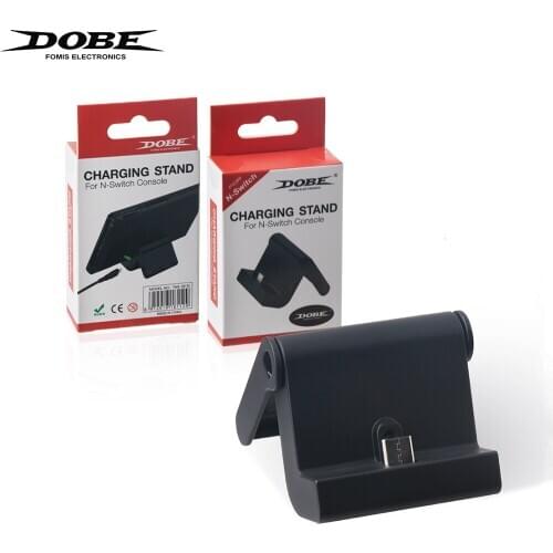 DOBE Charging Stand For Nintend Switch Main Unit Controller Charging Dock back Can Folded Stand Charger Base TNS-18112