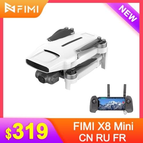 FIMI x8 Mini Camera Drone 4k HD GPS Wifi 5.8G 250g-class Drones 30Mins 8KM Remote Control Mini Quadcopter Helicopter