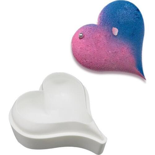 Heart Shape Pastry Silicone Mold DIY Chocolate Cake Mould French Dessert Pan Cheese Mousse Modle Kitchen Baking Tools