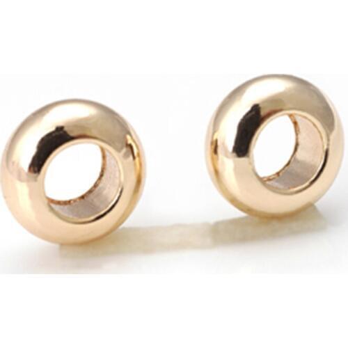 Brass Beads Caps Flower Brass Tone(10pcs)