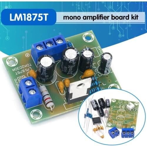 LM1875T mono boom level power 30W amplifier board speaker power amplifier PCB production DIY kit LM1875