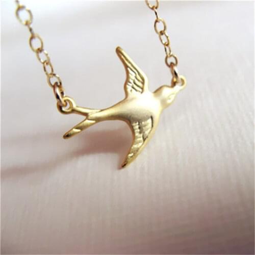 2021 fashion trends Necklace Originality Pretty Clavicle Necklace Flying Bird Necklace Creative gifts