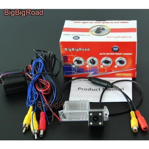 BigBigRoad For Volkswagen new Magotan Bora Polo V (6R) Golf 6 VI Passat CC Car Rear View Camera Night Vision Backup Camera