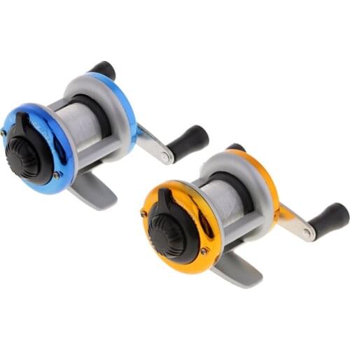 90 Meter Line Mini Plastic Rotary Fishing Boat Ice Fishing Reel Winter Fishing Tackles