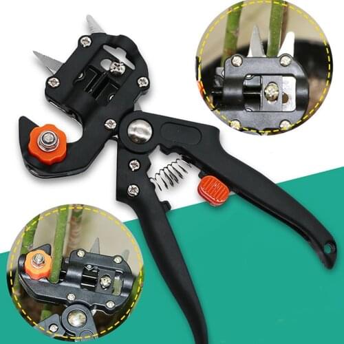 Drillforce Garden Grafting Tool Farming Pruning Shears Scissor Fruit Tree Vaccination Secateurs Pruning Cutting Garden Tools Set