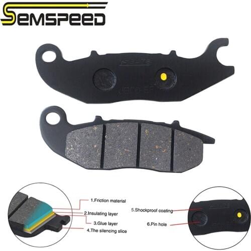 SEMSPEED ADV 150 Motorcycle Front Brake Pads Suitable For Honda ADV150 2019 2020 New with Parts Motorbike Brake-pads Accessories