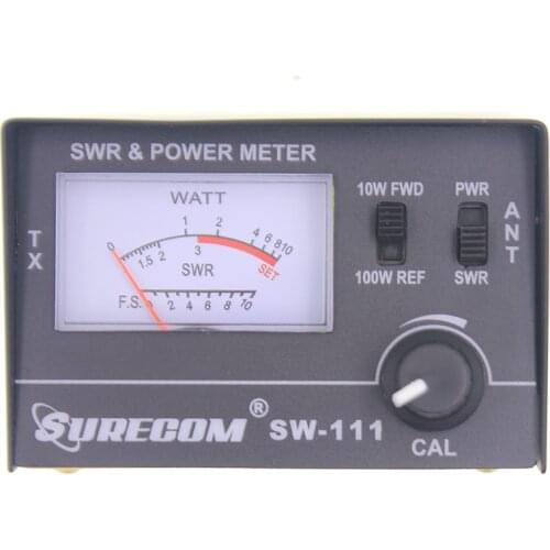 SURECOM SW-111 SWR / Power Meter 100 Watt for CB Radio Antenna for Test SWR or Relative Power