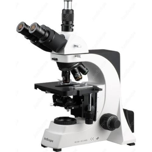 Trinocular Compound Microscope-AmScope Supplies 40X-2500X Plan Infinity Laboratory Trinocular Compound Microscope